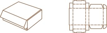 Caja fondo liso